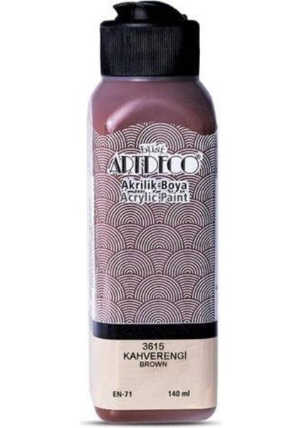 Akrılık Boya Artdeco Kahverengi 140 ML3615