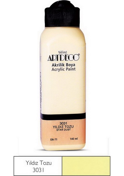 Akrılık Boya Artdeco Yıldız Toz 140 ml 3031