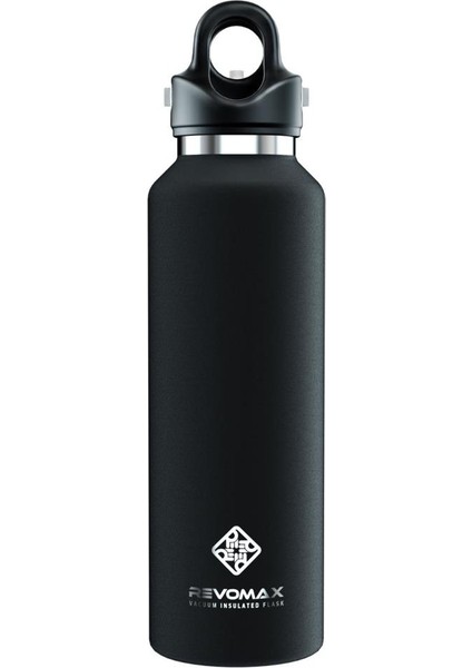 16 Oz 473 ml Paslanmaz Çelik Termos Siyah