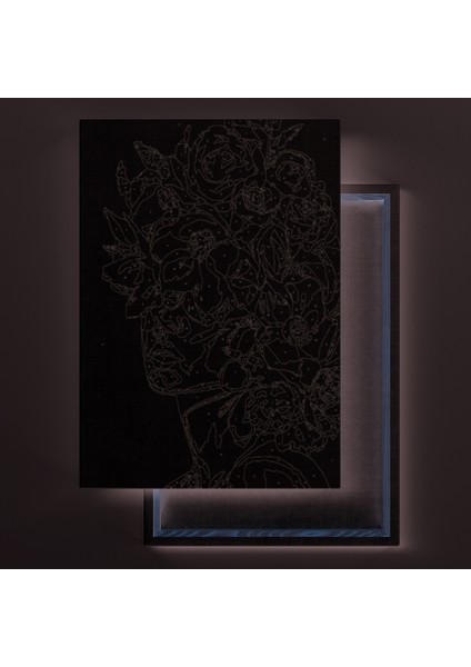 Sayılarla Boyama Tuval Seti Fırça Boya Dahil (Çıtalı) 40x50 CM - Istanbul modelleri