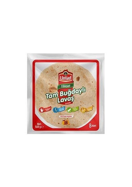 Tam Buğday Lavaş 25 cm