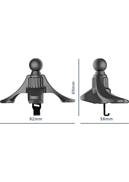 3 Adet Araba Için Cep Telefonu Tutucu - Siyah (Yurt Dışından) fiyatları