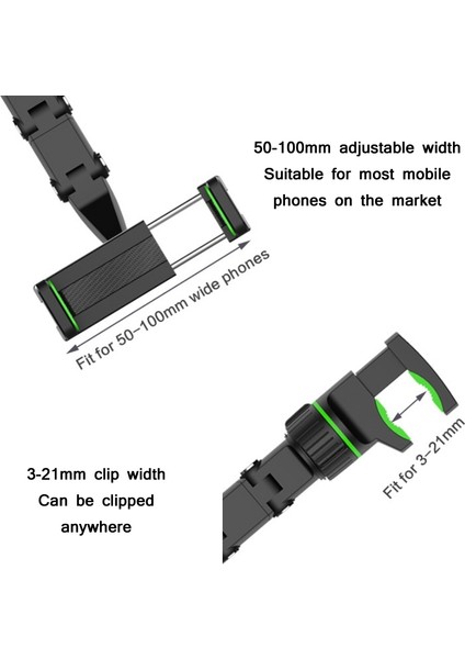 Araca Monte Edilen Dikiz Aynası Tutucu - Yeşil (Yurt Dışından)