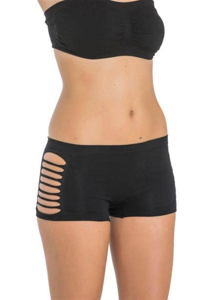 Yırtık Panty Şort 1247