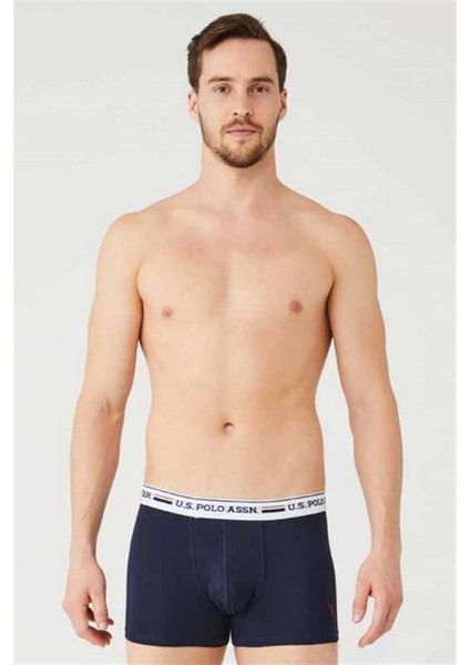 Bel Lastiği Baskılı Kısa Paça 3'lü Boxer 80431