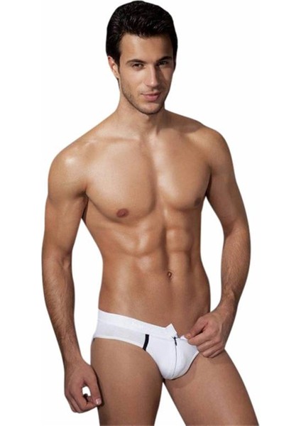 Fermuarlı Slip Külot 1269