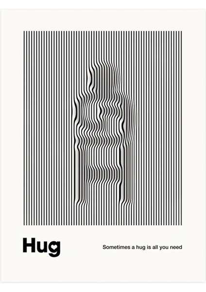 Minimal Reklam Dijital Hug Çerçevesiz Poster/afiş