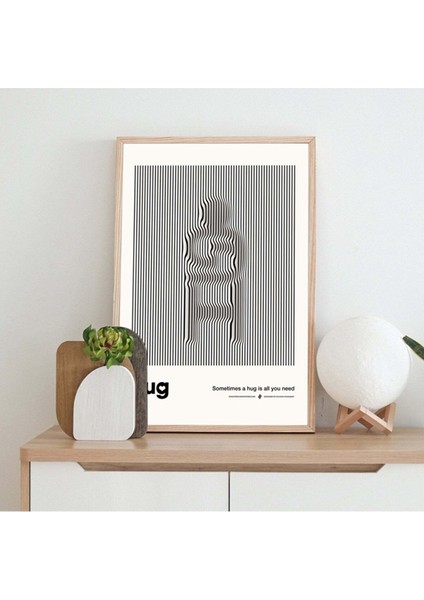 Minimal Reklam Dijital Hug Çerçevesiz Poster/afiş