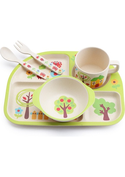 Bambu Elyaflı Bebek Tabağı Seti - Sarı (Yurt Dışından) modelleri