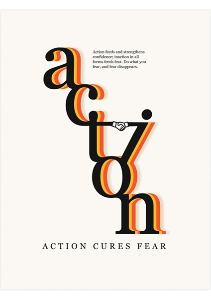Action Çerçevesiz Poster/afiş
