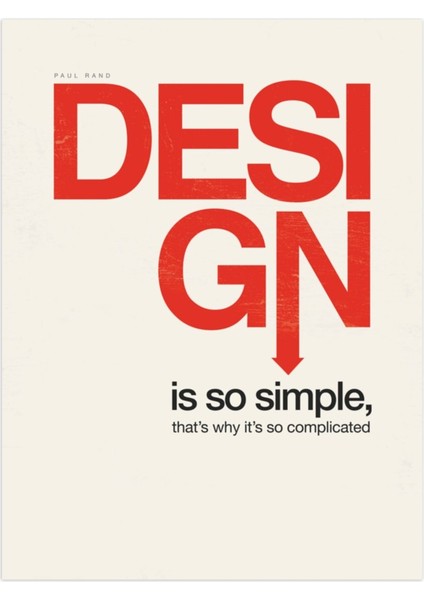 Minimal Reklam Dijital Design Çerçevesiz Poster/afiş