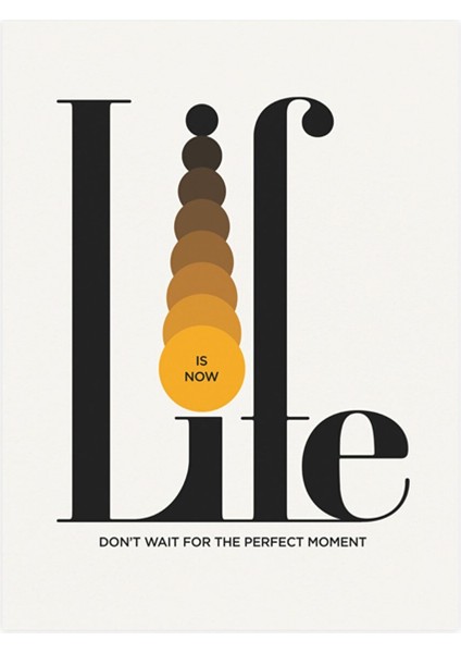 Minimal Reklam Dijital Life Çerçevesiz Poster/afiş