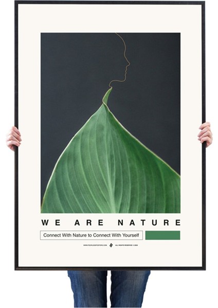 Minimal Reklam Dijital Nature Çerçevesiz Poster/afiş