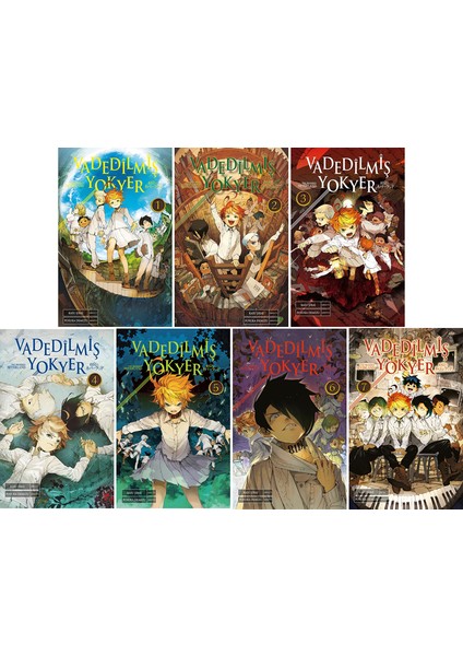 Vadedilmiş Yokyer 1-2-3-4-5-6-7. Ciltler Manga Seti - Kaiu Şirai