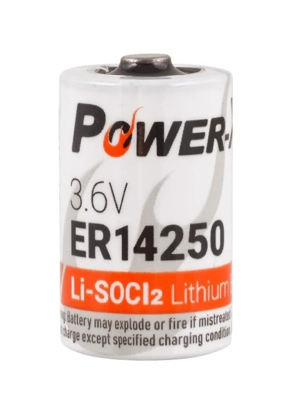 1/2AA ER14250 3.6 V Li-Socı2 Lityum Pil