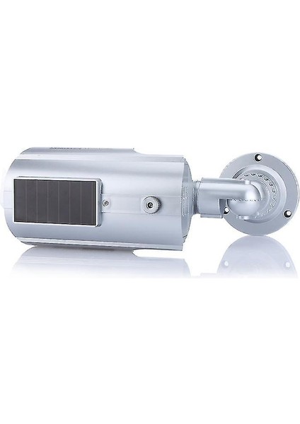 Bakeey Güneş Enerjili Kapalı Outoodr Kukla Cctv Simülasyon Güvenlik Ip Kamera ile LED Flash Surveill (Yurt Dışından)