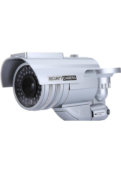 Bakeey Güneş Enerjili Kapalı Outoodr Kukla Cctv Simülasyon Güvenlik Ip Kamera ile LED Flash Surveill (Yurt Dışından)