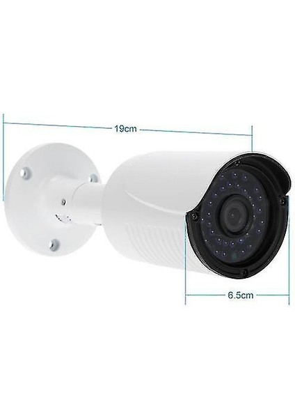 Cotier 1080 P 2.0mp Ahd Bullet Su Geçirmez Kamera 3.6mm 1/27 '' Cmos 36 Ir Leds Gece Görüş (Yurt Dışından)