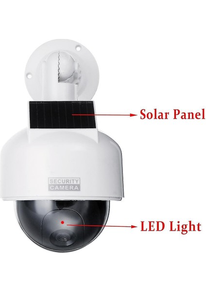 Solar Güç Sahte Kamera Cctv Gerçekçi Kukla Güvenlik Kam Simülasyon Monitörü (Yurt Dışından) modelleri