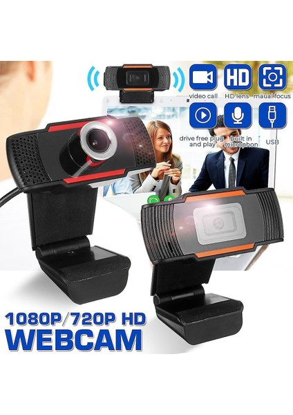 Hd Webcam 1080 P Mikrofon ile Pc Laptop Masaüstü USB Webcam Pro Streaming Bilgisayar Kamera (Yurt Dışından) fırsatları