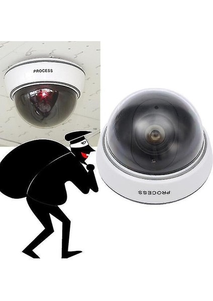 1500B Kukla Simülasyon Dome Kamera Gözetimi Cctv Güvenlik W / Yanıp Sönen Kırmızı LED Işık (Yurt Dışından) fiyatları