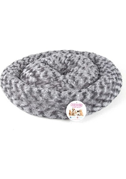 Petpretty Kedi ve Köpek Simit Yatak Peluş Gri 55X55 cm fiyatları