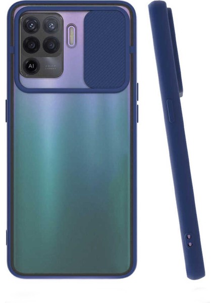 Oppo Reno 5 Lite Kılıf Silikon Kamera Korumalı Kapak