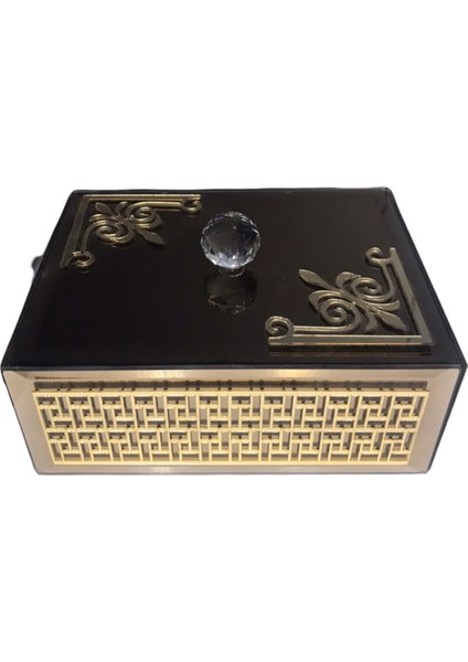 Cam Gold Detaylı Mücevher Kutusu