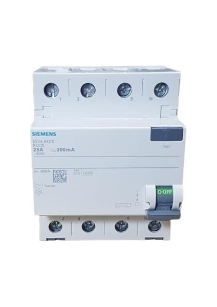 4X25A 300MA Kaçak Akım Rölesi Sıemens