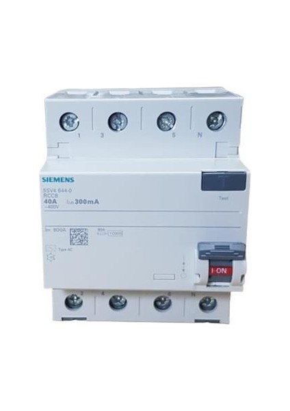 4X40A 300MA Kaçak Akım Rölesi Sıemens