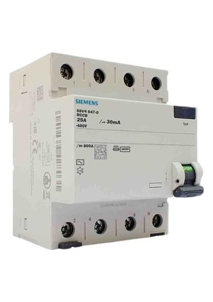 4X25A 30MA Kaçak Akım Rölesi Sıemens