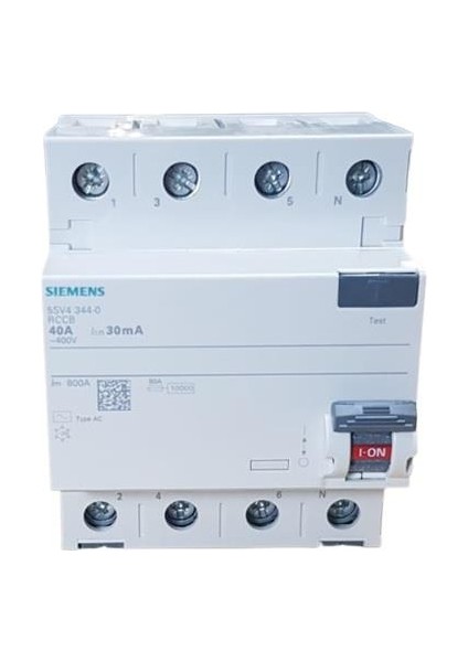 4X40A 30MA Kaçak Akım Rölesi Sıemens