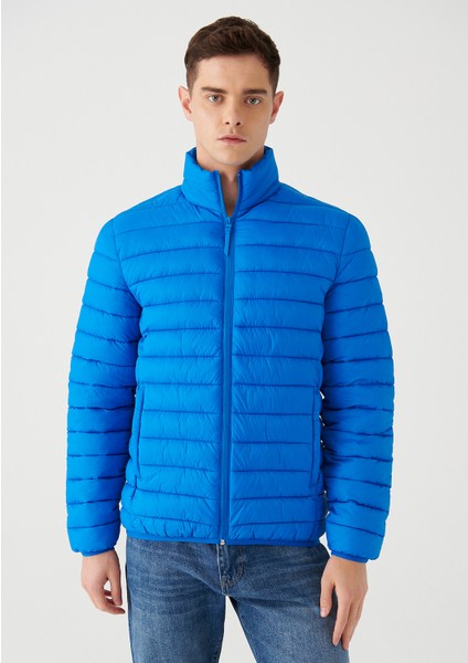 Erkek Mavi Şişme Mont 0110016-70915 modelleri