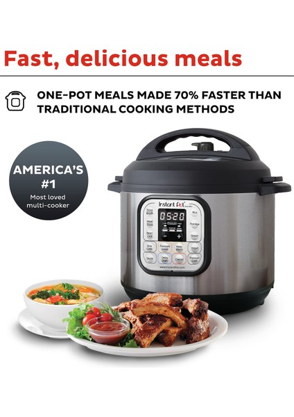 Instant Pot Duo 7'si 1 Arada Elektrikli Düdüklü Tencere