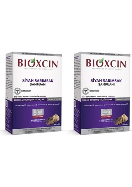 Siyah Sarımsaklı Şampuan 2X300 gr