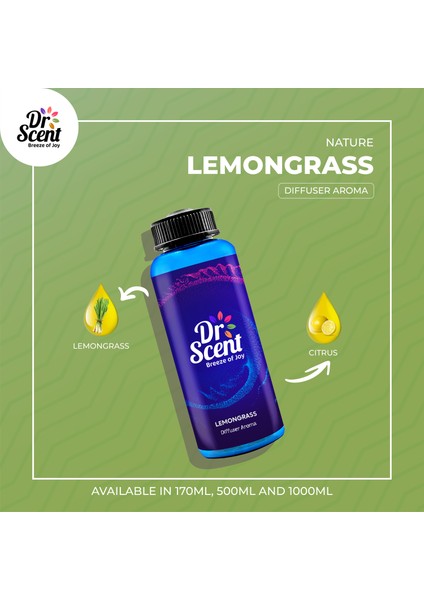 Dr Scent Koku Makinesi Lemongrass Kokusu 170 ml