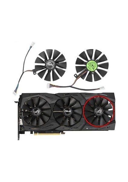Asus Rog-Strıx-Rtx 2060 2070-O8G-GAMING RTX2060 Rtx 2070 4 pin 6 pin 7pin Fan