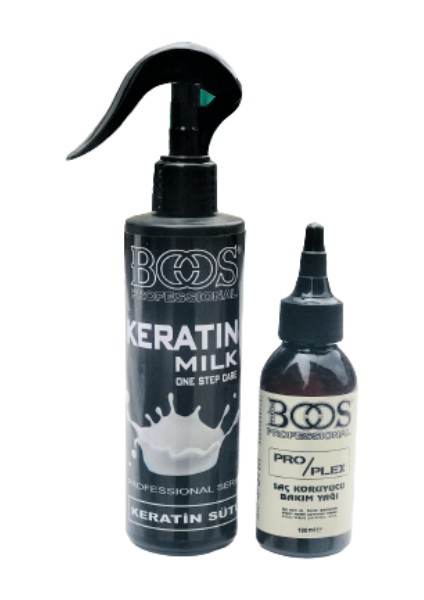 Boos Professıonal Keratın Sütü 250 ml + Pro/plex Saç Koruyucu 100 ml