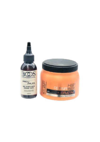 Boos Professıonal Pro/plex Saç Koruyucu 100 ml + Kuaf Keratın Maske 500 ml