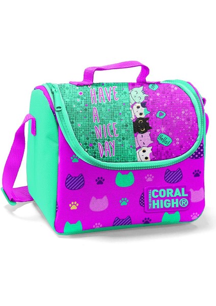Kids Pembe-Su Yeşili Thermo Beslenme Çantası 22762