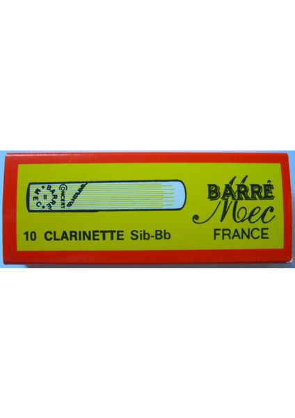 - Mec Bb Clarinet No:1 Bb Klarnet Kamışı