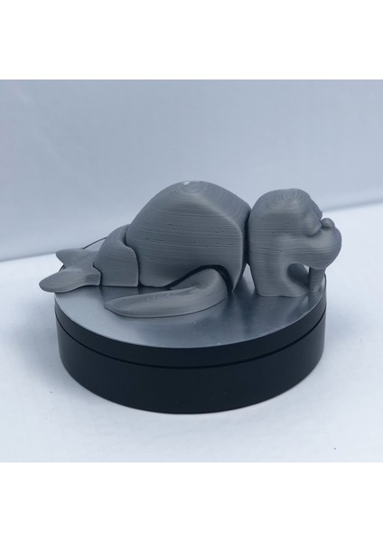 3D Hareketli Deniz Aygırı / Mors Figürlü Oyuncak - Gri fiyatları
