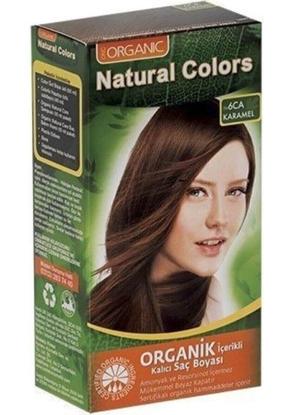Natural Colors 6ca Karamel Organik Saç Boyası