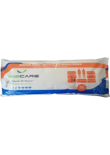 One Care 24 Adet - One Care Bariyer Kremli Inkontinans Mendili/kesesi