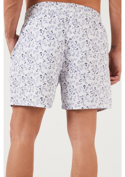 Belden Bağlamalı Desenli Mayo Short Erkek Mayo Short 380093 modelleri