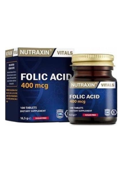 Nutraxın Folıc Acıd 400 Mcg 100 Tablet