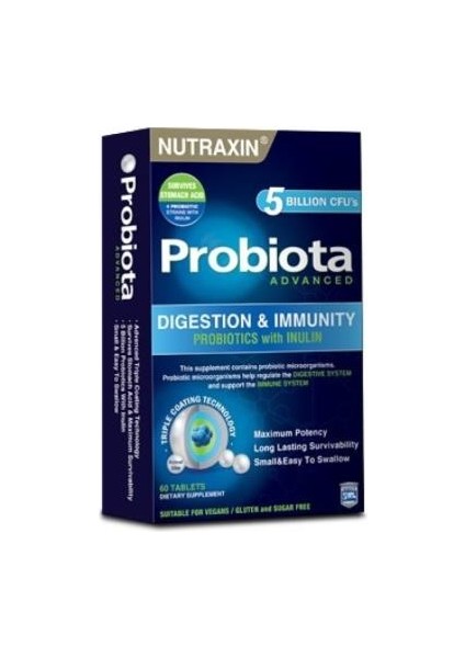 Probiyotik Desteği 60 Tablet Advanced Probiota
