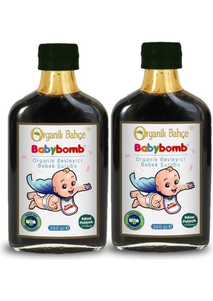 Babybomb Besleyici Bebek Şurubu 260 gr x 2