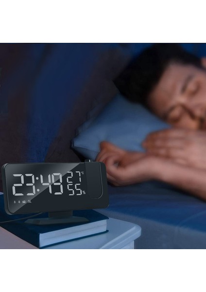 Dijital Projeksiyon Çalar Saat Büyük LED Ekran Çalar indirimleri