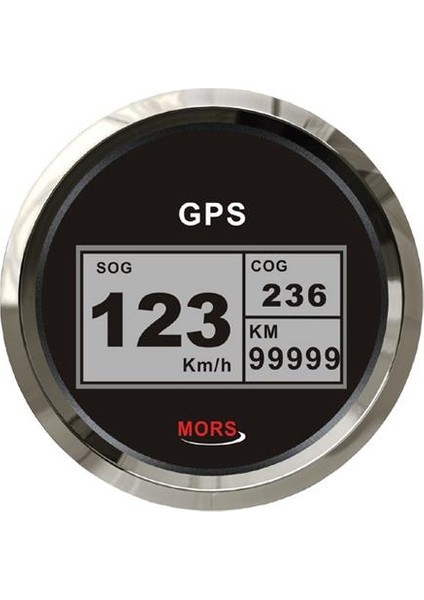 Sürat Göstergesi 55 Mph Siyah Gps Antenli